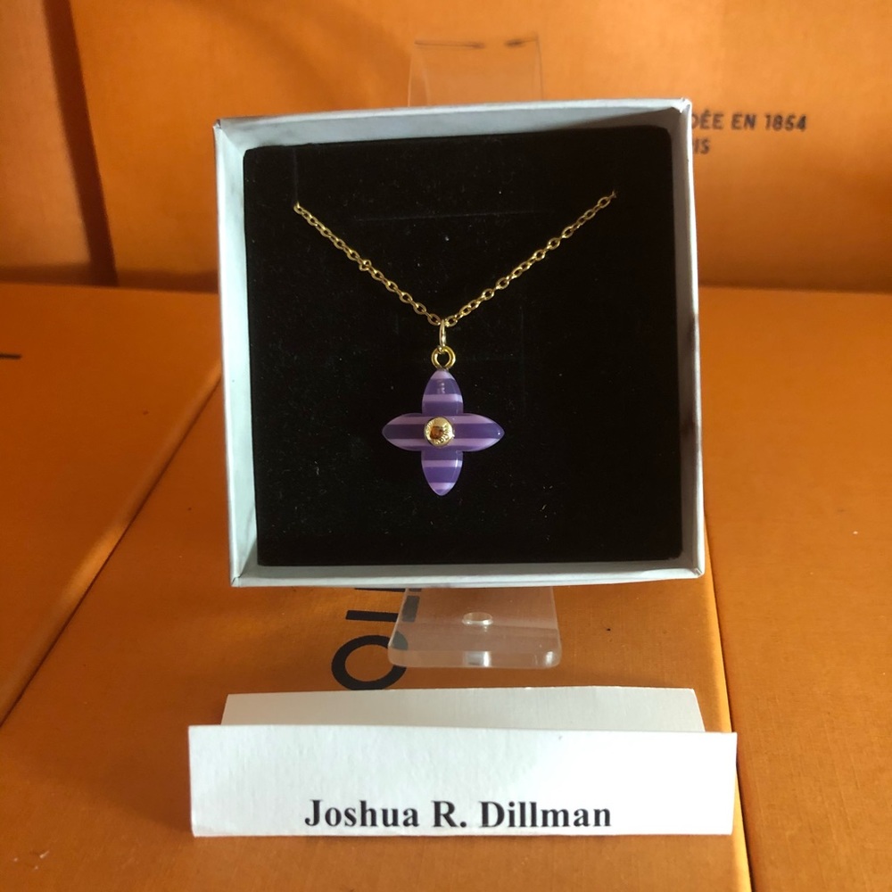 Louis Vuitton reworked flower necklace